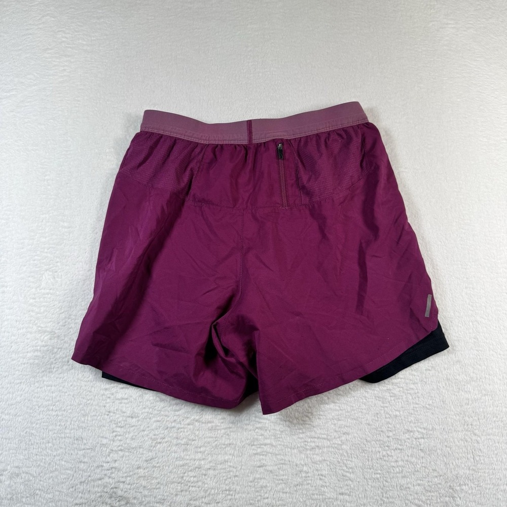 Nike Dri-FIT Running Shorts Mens Small Purple 6 In Inseam Reflective Athletic - Picture 3 of 7